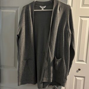 Time and Tru Heather Gray Top